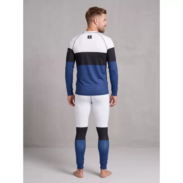  Die funktionelle Thermohosen für Männer Premium ALTISPORT VOJ/ALM051TER02 WEIß -BLAU 