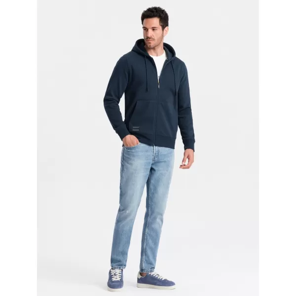  Herren -Sweatshirt OMBRE OM-SSBZ-0160 MARINEBLAU 
