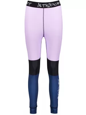 Frauenfunktionelle Thermohosen Prämie ALTISPORT VOJ/ALW051TER02 VIOLETT/BLAU