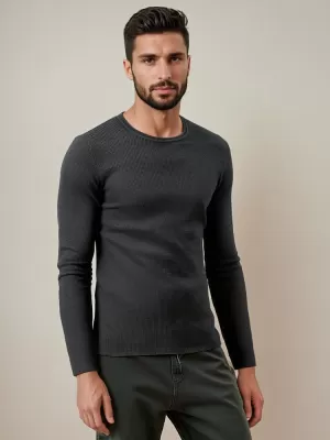 Herrenpullover DSTREET wx2293 DUNKELGRAU