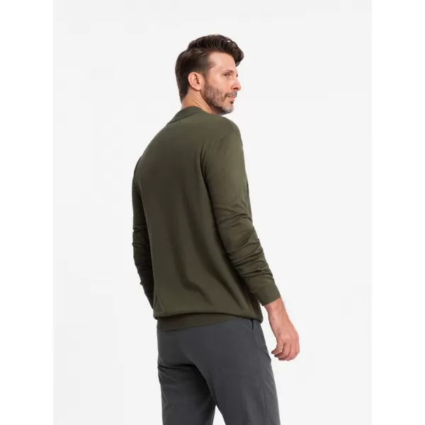  Herrenpullover OMBRE OM-SWTN-0100 KHAKI 