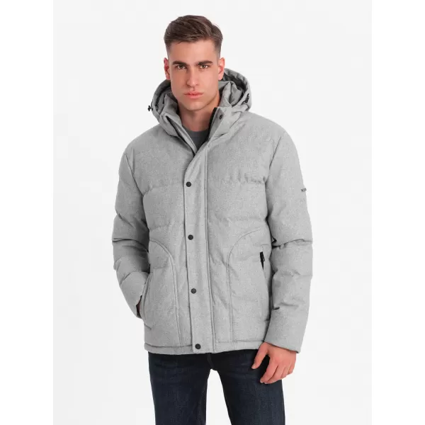  Jacke OMBRE OM-JAHP-0203 GRAUE MELANGE 