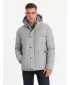 Jacke OMBRE OM-JAHP-0203 GRAUE MELANGE