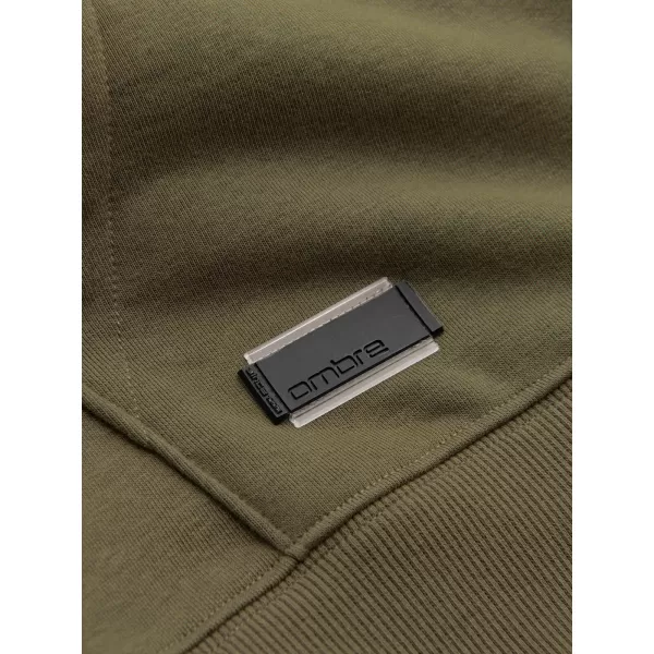  Herren -Sweatshirt OMBRE OM-SSBZ-0160 OLIVE 