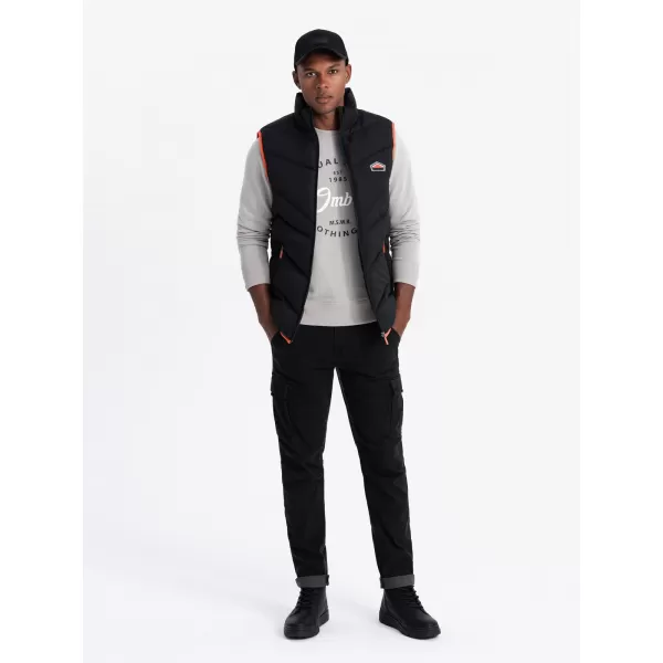  Weste OMBRE OM-JAVJ-0210 SCHWARZ 