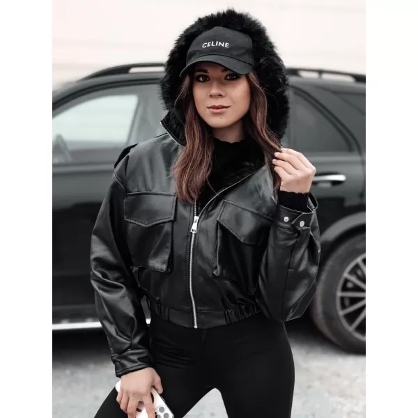  Damenjacke DSTREET SOFTREBEL TY4762 SCHWARZ 