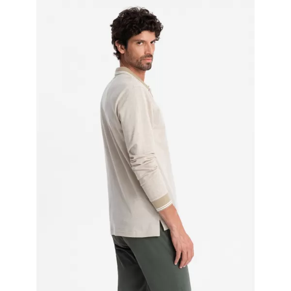  Hemd OMBRE OM-POLS-0129 SAND 