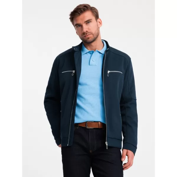  Jacke OMBRE OM-JALP-0157 MARINEBLAU 