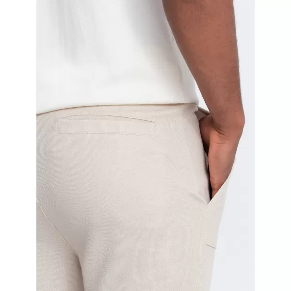  Herren -Traursanzüge OMBRE OM-PASK-0211 LEICHT BEIGE 