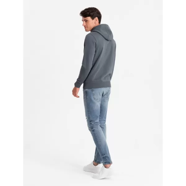  Herren -Sweatshirt OMBRE OM-SSBN-0161 GRAPHIT 