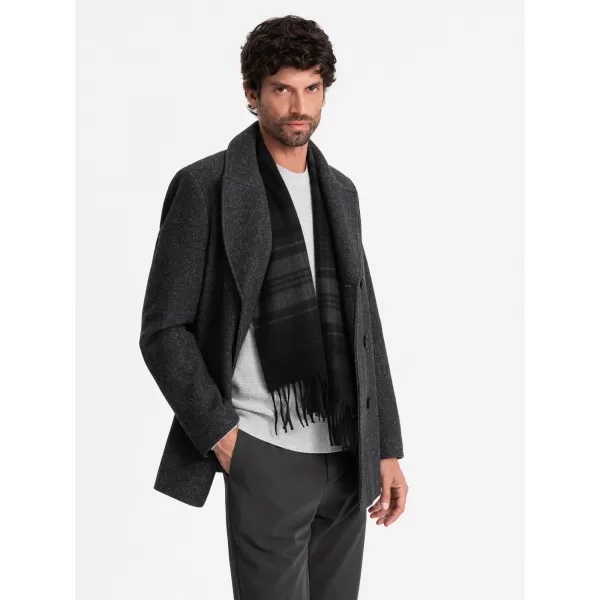  Männlicher Mantel OMBRE OM-COWC-0115 GRAPHIT 