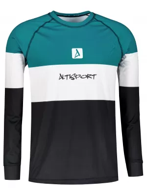 Funktionaler Term T -Shirt von Männern mit Langarmprämie ALTISPORT VOJ/ALM051TER01 KEROSIN/SCHWARZ