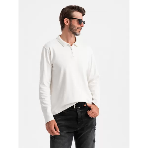  Hemd OMBRE OM-POLS-0130 WEIß 