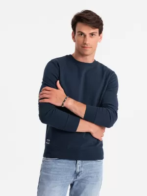 Herren Sweatshirt OMBRE OM-SSBN-0159 MARINEBLAU
