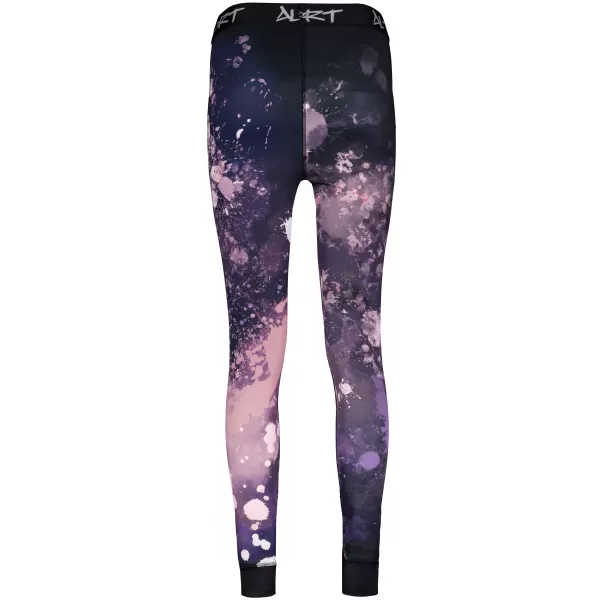  Frauenfunktionelle Thermohosen Prämie ALTISPORT VOJ/ALW055TER02 SCHWARZ -VIOLETT 