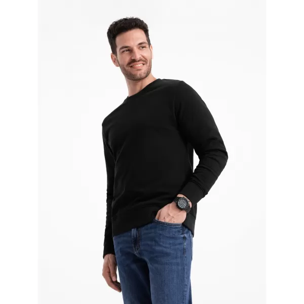  Herren -Sweatshirt OMBRE OM-SSBN-0175 SCHWARZ 