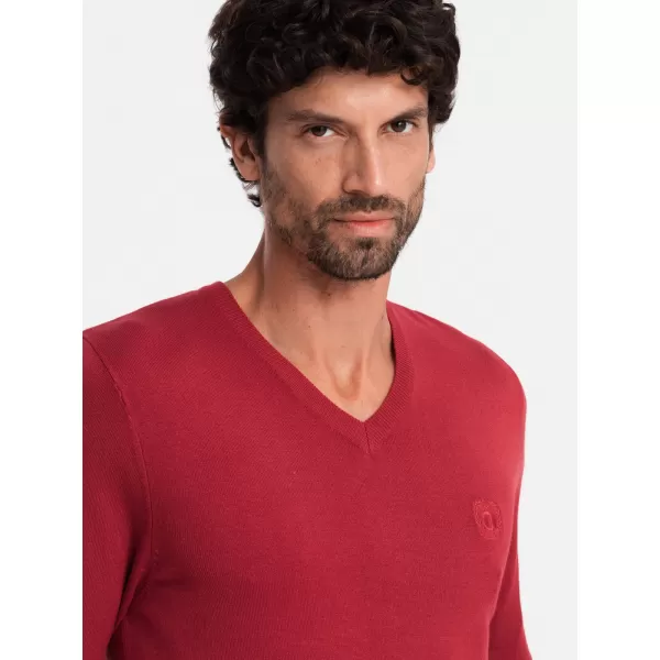  Herrenpullover OMBRE OM-SWBS-0107 ROT 