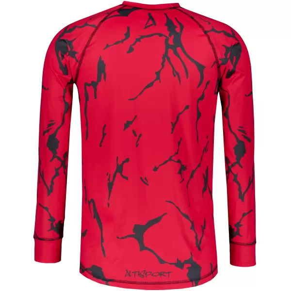  Funktionaler Term T -Shirt von Männern mit Langarmprämie ALTISPORT VOJ/ALM052TER01 ROT 
