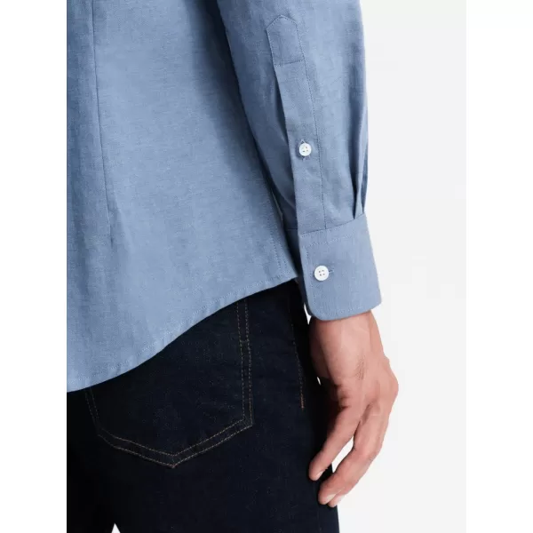  Hemd OMBRE OM-SHCS-0175 BLAU 