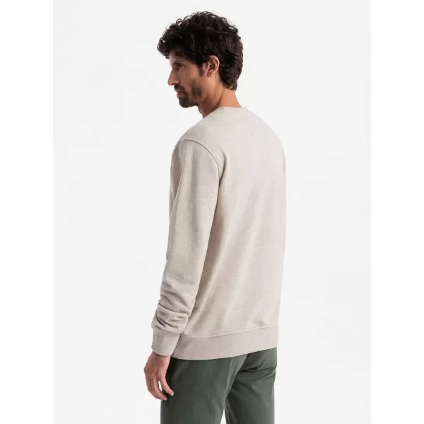  Herren -Sweatshirt OMBRE OM-SSNZ-0163 BEIGE 