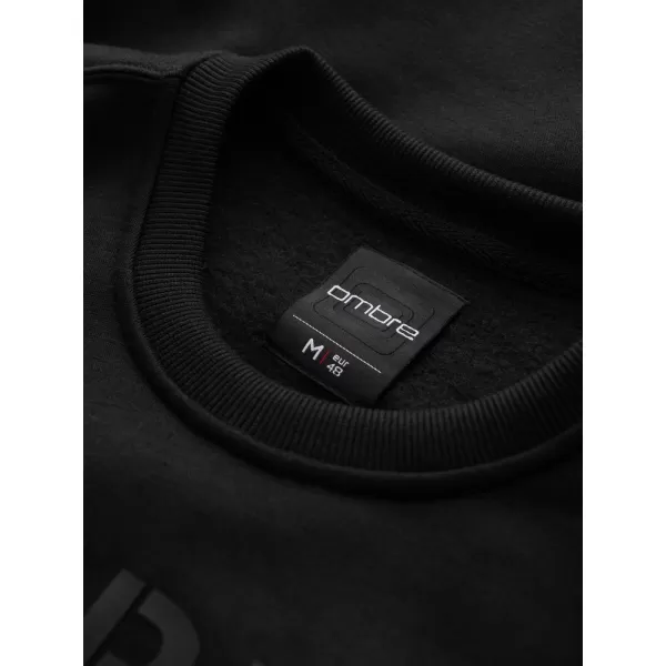  Herren -Sweatshirt OMBRE OM-SSPS-0181 SCHWARZ 