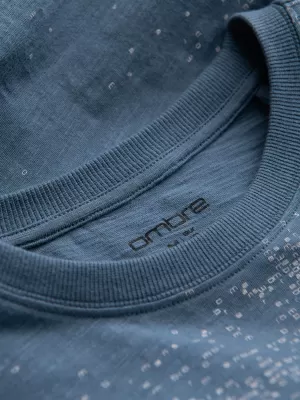 Hemd OMBRE OM-TSFP-0179 BLAUER DENIM