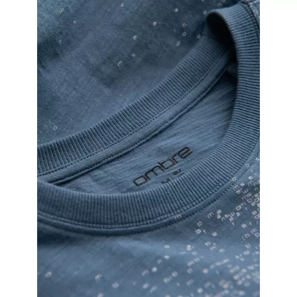  Hemd OMBRE OM-TSFP-0179 BLAUER DENIM 