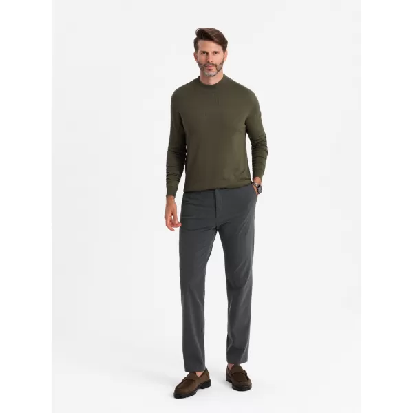  Herrenpullover OMBRE OM-SWTN-0100 KHAKI 