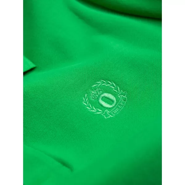  Herren t -Shirt mit einem Kragen OMBRE OM-POBS-0100 NEONGRÜN 