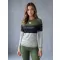 Frauenfunktionales Thermo -T -Shirt mit langen Ärmeln Premium ALTISPORT VOJ/ALW051TER01 KHAKI