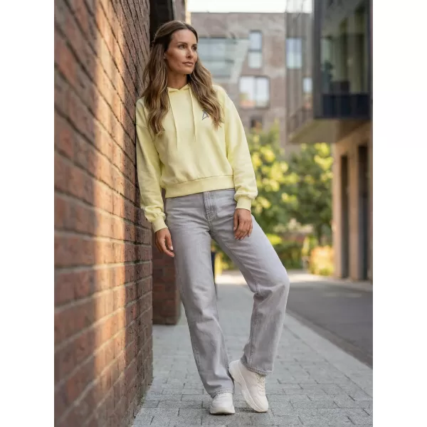  Frauen Sweatshirt aus Bio -Baumwolle ALTISPORT BYB/ALW002BY183 GELB 