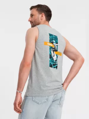 Tanktop OMBRE OM-TSTT-0191 GRAUE MELANGE