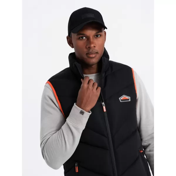  Weste OMBRE OM-JAVJ-0210 SCHWARZ 