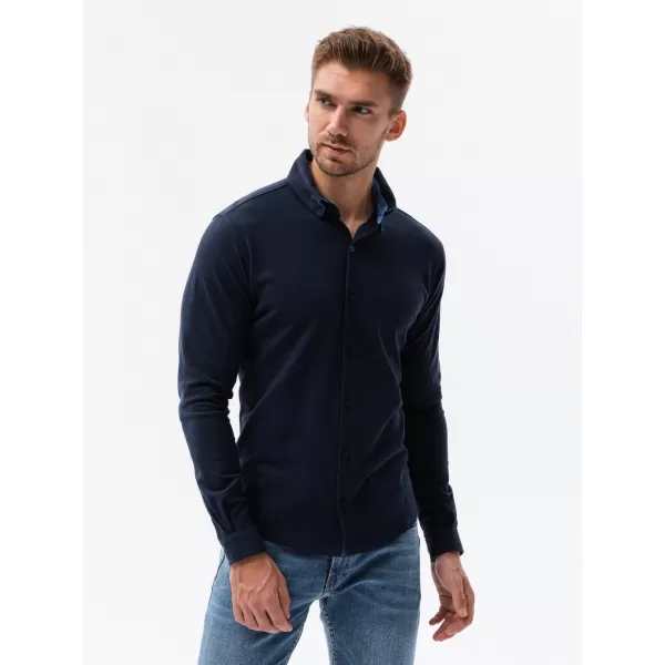  Hemd OMBRE OM-SHCS-0177 MARINEBLAU 