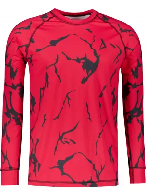 Funktionaler Term T -Shirt von Männern mit Langarmprämie ALTISPORT VOJ/ALM052TER01 ROT