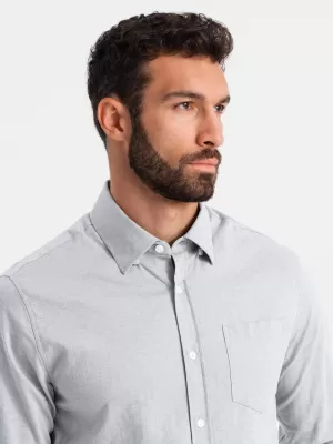 Hemd OMBRE OM-SHCS-0174 GRAU