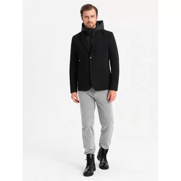  Jacke OMBRE OM-BLZB-0133 SCHWARZ 