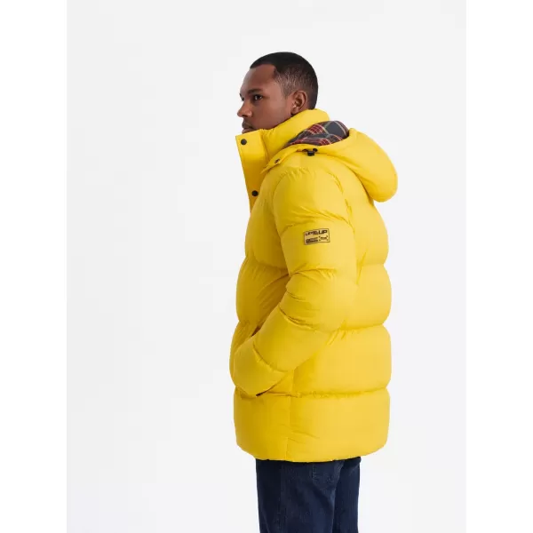  Herren Winterjacke OMBRE OM-JAHP-0205 GELB 