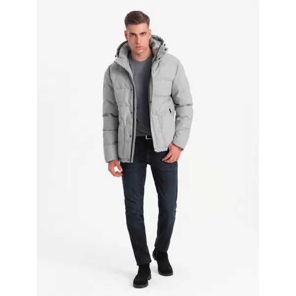  Jacke OMBRE OM-JAHP-0203 GRAUE MELANGE 