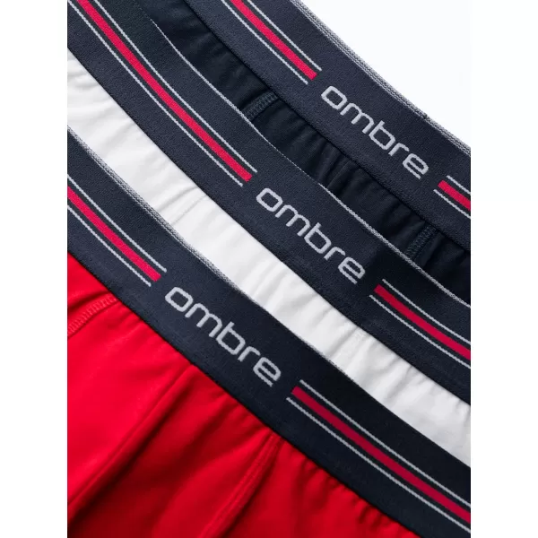 Shorts OMBRE OM-UNBO-0109 3 PACK MIX WEIß 