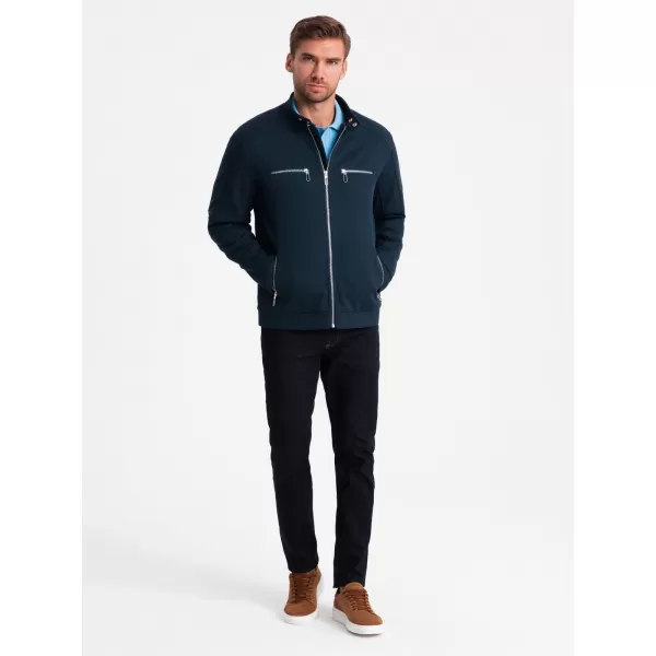  Jacke OMBRE OM-JALP-0157 MARINEBLAU 
