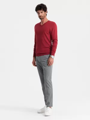 Herrenpullover OMBRE OM-SWBS-0107 ROT