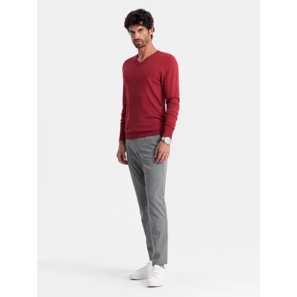  Herrenpullover OMBRE OM-SWBS-0107 ROT 