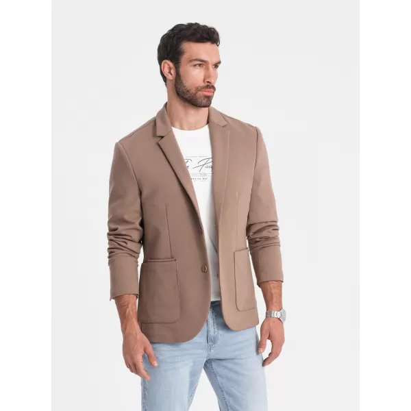  Jacke OMBRE OM-BLZB-0127 DUNKLER BEIGE 
