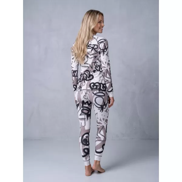  Frauenfunktionelle Thermohosen Prämie ALTISPORT VOJ/ALW054TER02 WEIß -GRAY 