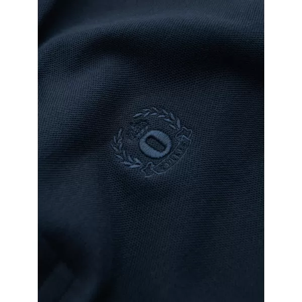  Herren t -Shirt mit einem Kragen OMBRE OM-POBS-0100 MARINEBLAU 