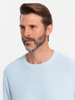 Herrenpullover OMBRE OM-SWSW-0142 BLAU