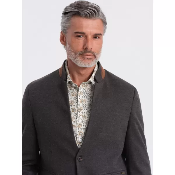  Jacke OMBRE OM-BLZB-0131 SCHWARZE MELANGE 