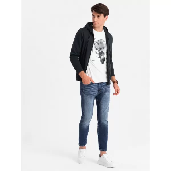  Herren -Sweatshirt OMBRE OM-SSBZ-0160 SCHWARZ 