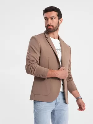 Jacke OMBRE OM-BLZB-0127 DUNKLER BEIGE